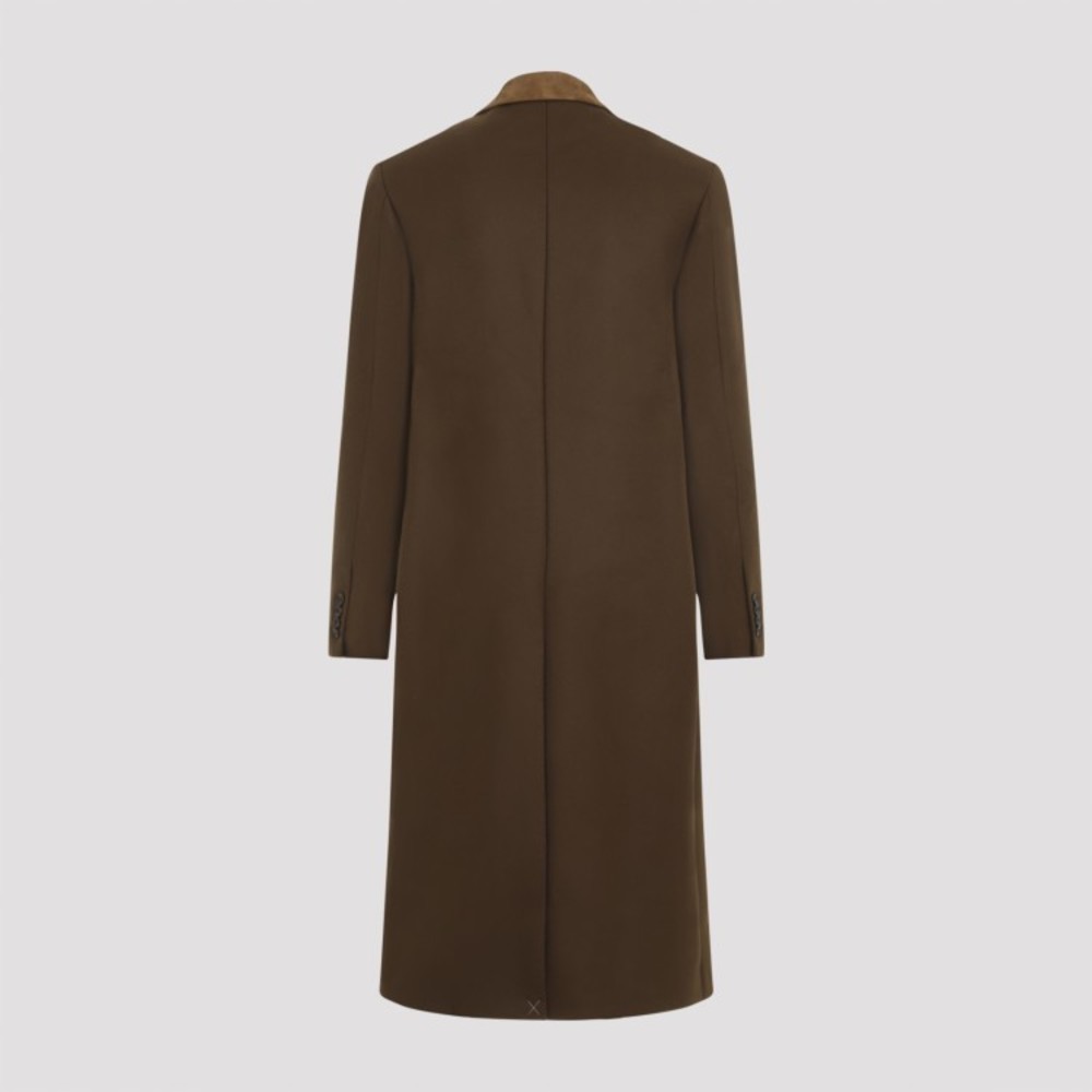 Amiri Dark Brown Wool Db Overcoat - NWT - Picture 2 of 4